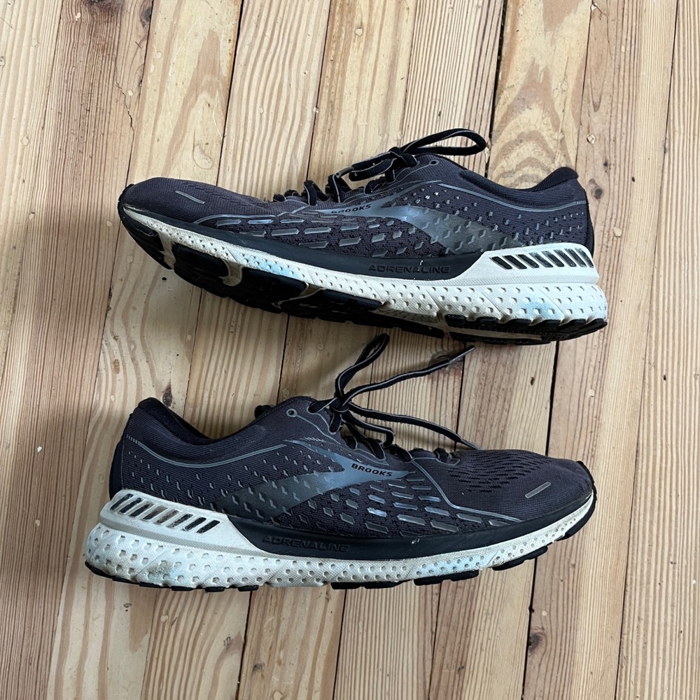 Brooks Adrenaline GTS 21 Mens Running Shoes Black Grey 1103491D093 Size 10.5 - Picture 6 of 10